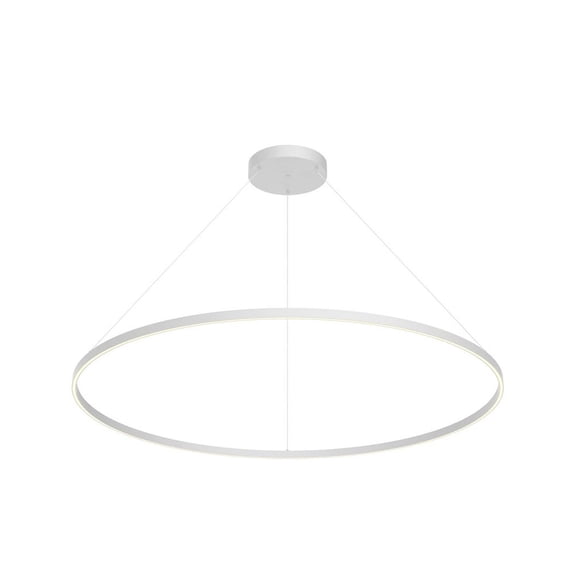 PD87760-WH-Kuzco Lighting-Cerchio - 150W LED Pendant-1.5 Inches Tall and 59 Inches Wide-White Finish