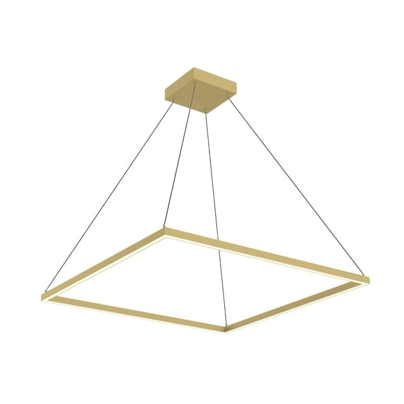 PD88136-BG-Kuzco Lighting-Piazza - 78W LED Pendant-1.38 Inches Tall and 35.38 Inches Wide-Brushed Gold Finish