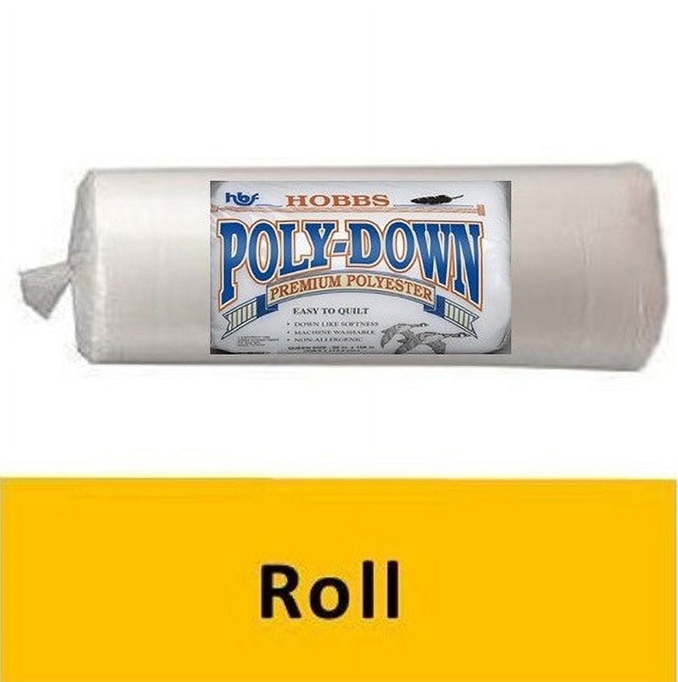 PDBY108 Hobbs Polydown Batting by the Roll (Queen 108 in. x 30 yds