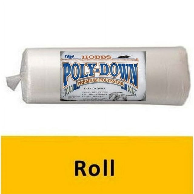 PDBY108 Hobbs Polydown Batting by the Roll (Queen 108 in. x 30 yds
