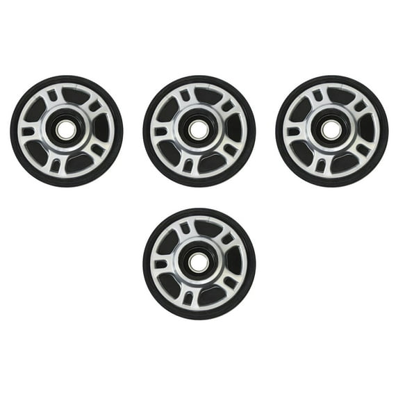PDD 4 Front Rail Silver Idler Wheels Kit for Snowmobile ARCTIC CAT Panther 570 2005-2006