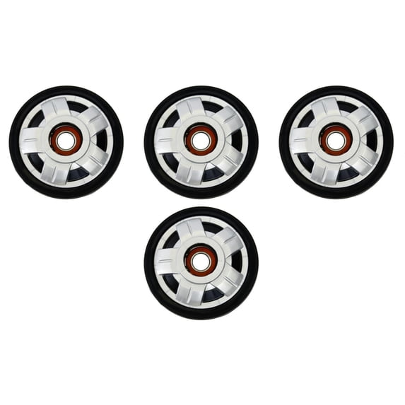 PDD 4 Front Rail Silver Idler Wheels Kit for Snowmobile BOMBARDIER/SKI-DOO Freestyle 300F 2006