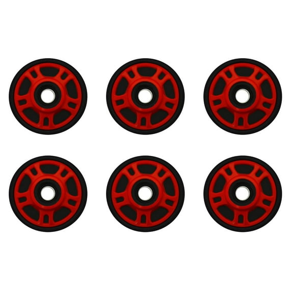 PDD Front & Mid Rail Fire Red Idler Wheels Kit for Snowmobile ARCTIC CAT 4 Stroke Touring 2002