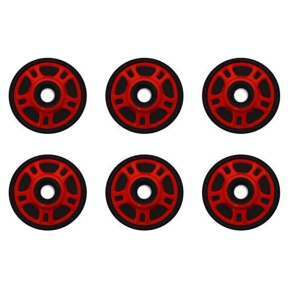 PDD Front & Mid Rail Fire Red Idler Wheels Kit for Snowmobile ARCTIC CAT Panther 370 2002-2004