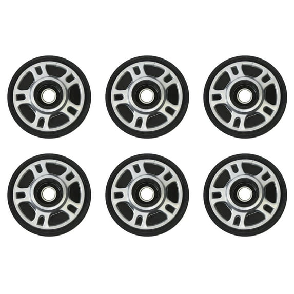 PDD Front & Mid Rail Silver Idler Wheels Kit for Snowmobile ARCTIC CAT Z 570/LX 2004-2006