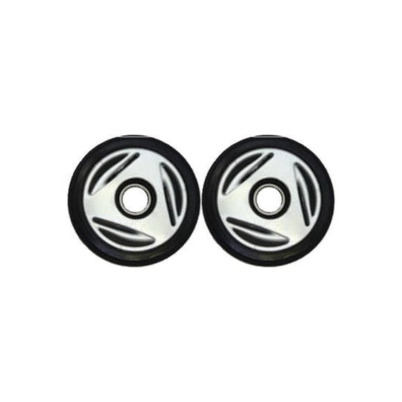 PDD Front Rail Silver Idler Wheels Kit for Snowmobile BOMBARDIER/SKI-DOO MX ZX 440 R 2002-2005