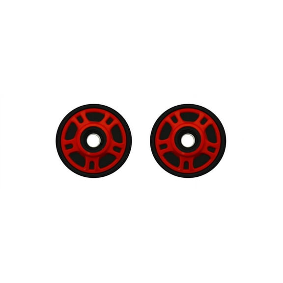 PDD Mid Rail Fire Red Idler Wheels Kit for Snowmobile ARCTIC CAT 440 Sno Pro, R 2002-2003