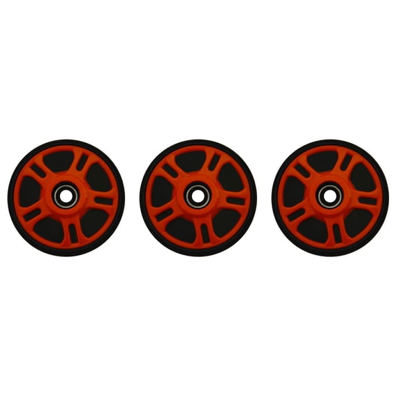 PDD Middle & Outside Rear Orange Idler Wheels Kit for Snowmobile ARCTIC CAT Z 440/ES 2002-2003