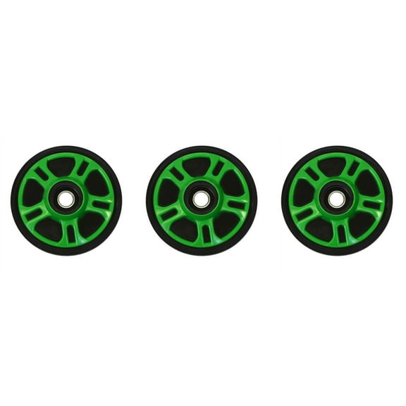 PDD Middle & Outside Rear Pearl Green Idler Wheels Kit for Snowmobile ARCTIC CAT ZRT 600 2002