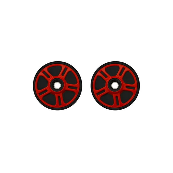 PDD Outside Rear Fire Red Idler Wheels Kit for Snowmobile ARCTIC CAT Cross Fire C7, Sno Pro 2006-2007
