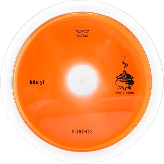 PDGA Approved HOU YI Crystal Scented Distance Driver Golf Disc, 170-176g Tournament Weight, Natural Osmanthus Fragrance, High Glide All-Around Distance Disc for All Skill Levels