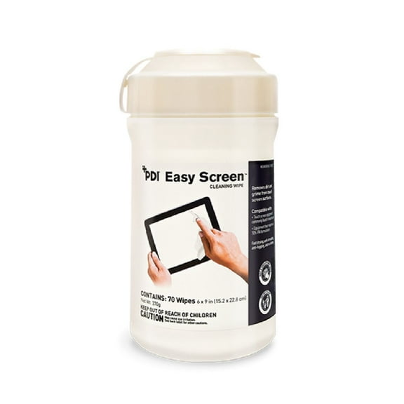 PDI Easy Screen Cleaning Wipes for Touchscreen - 1/Case of 840