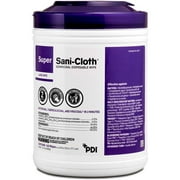 PDI, NICPSSC077172, Nice Pak Super Sani-Cloth Germicidal Wipes, 160 / Each, White