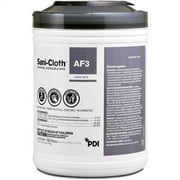 PDI Sani-Cloth AF3 Germicidal Wipes - Wipe - 6" Width x 6.75" Length - 160 / Canister - 12 / Carton - White | Bundle of 2 Cartons