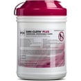 thumbnail image 1 of PDI Sani-Cloth Plus Germicidal Disposable Wipes - For Healthcare, Bactericidal, Virucidal & Fungicidal - Ready-To-Use Cleaning Cloth - Broad Surface Disinfectant - 160 Wipes (6” x 6.75") - Pack of 4, 1 of 8