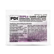 PDI Super Sani-Cloth Germicidal Disposable Wipe, Large, Individual, 5 x 8