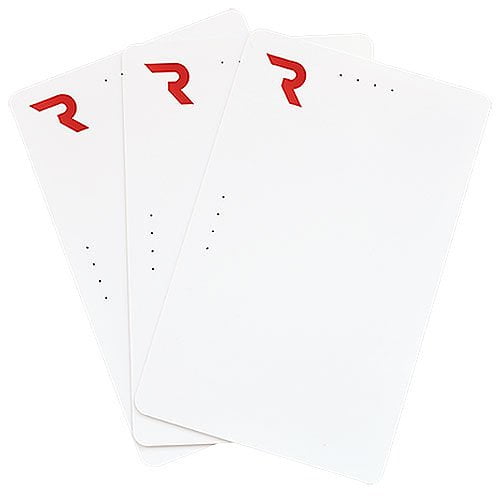 PDK RCP Red High Security + Prox Printable Card, Multi-Technology, 13.56 MHz, Desfire EV2, Prox (125 kHz), 25-Pack