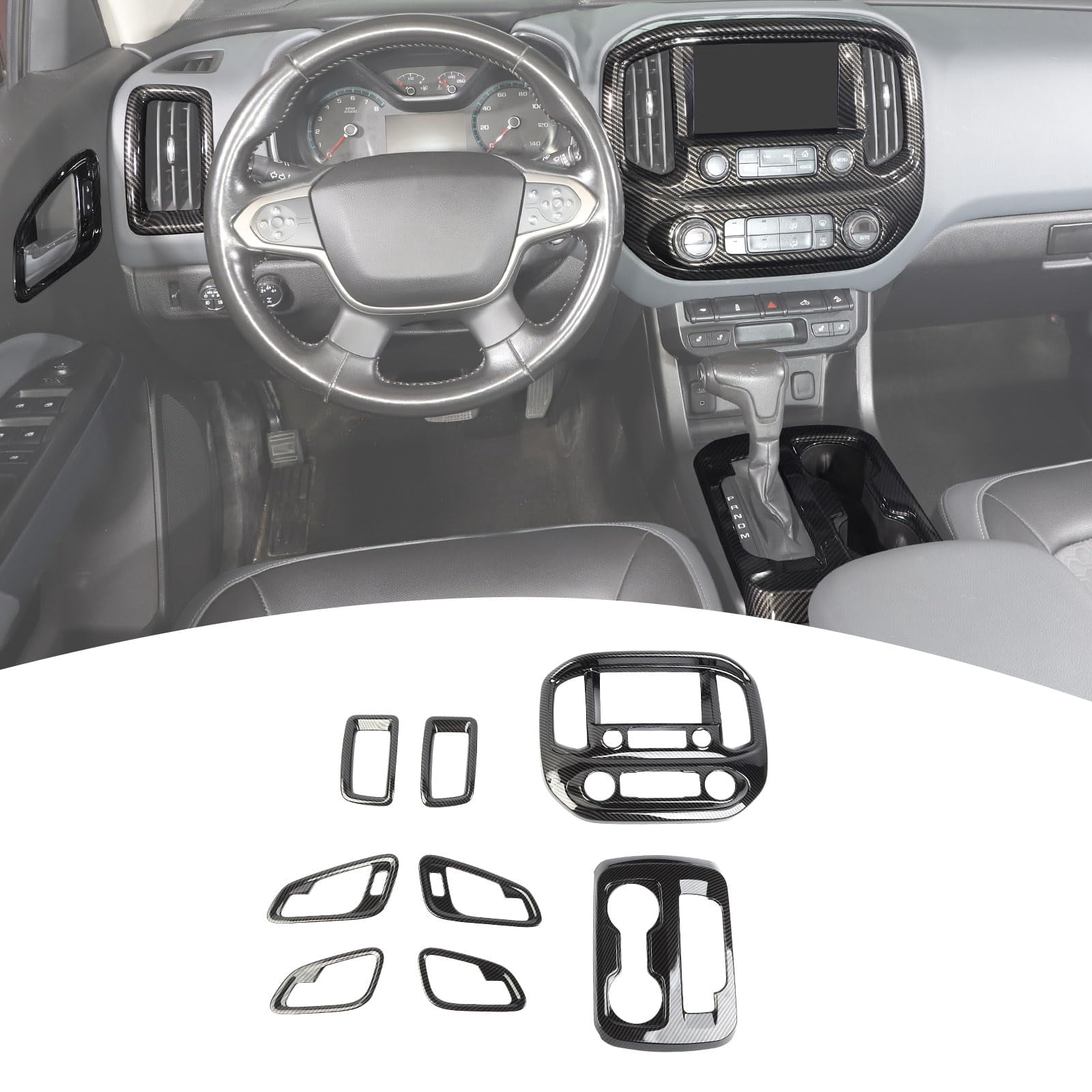 Porsche Cayenne 955/ 957 Center Console Dash Trim By Feroce - Carbon