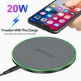 thumbnail image 1 of PDKUAI 20W Wireless Charger Fast Charging Pad Compatible with Samsung Galaxy S22 S21 S20 S10 S9 ,Google Pixel,Lg,Iphone 14 13 12 11 Series, 1 of 7