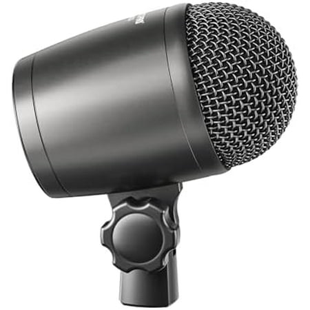 PDM33 Kick Drum Microphone, Cardioid Dynamic Mic with Locking Stand Adapter, Integral XLR Connector, and Metal Mesh Grille$$Music