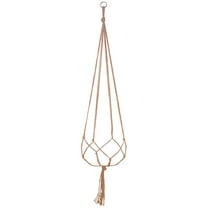 PDNRPSP 1 Pack Plant Hangers Hanging Planters for Indoor Plants, Plant Hangers for Indoor Plant Hanger, Outdoor Flower Pots Holder (Brown)