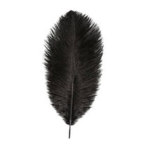 1 Pcs Black Ostrich Feathers, Ostrich Feathers Bulk, Ostrich Feathers for Home Wedding Decoration