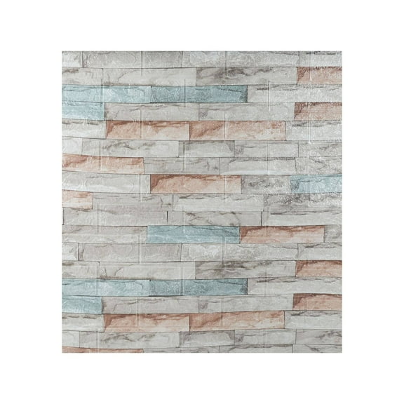 PDNRPSP 27.5 x 30" 3D Wall Panels Peel and Stick, Peel and Stick Backsplash, PVC Wall Tiles Stick for Interior Wall Decor, Bathroom, Home Decoration (D)