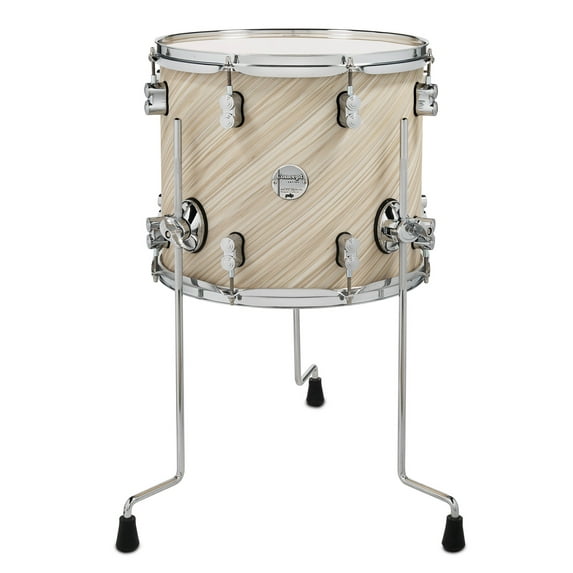 PDP Concept Maple 12x14 Floor Tom Twisted Ivory Finish Ply with Chrome Hardware