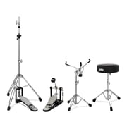 PDP 700 Series 4-Piece Hardware Pack - Single Pedal, Throne, HH Stand, Snare Stand