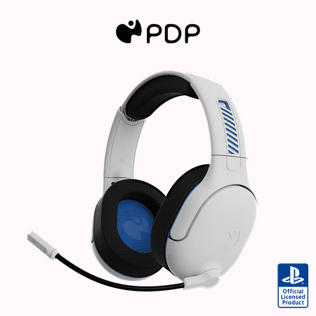 PDP AIRLITE Pro Wireless Gaming Headset for PS5, PS4 - Frost White