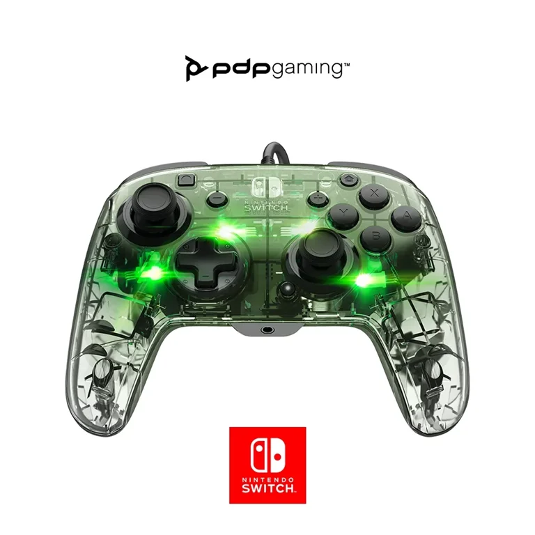 PDP Afterglow LED Deluxe + Audio Wired Controller with PDP Afterglow LED Deluxe + Audio Wired Controller with