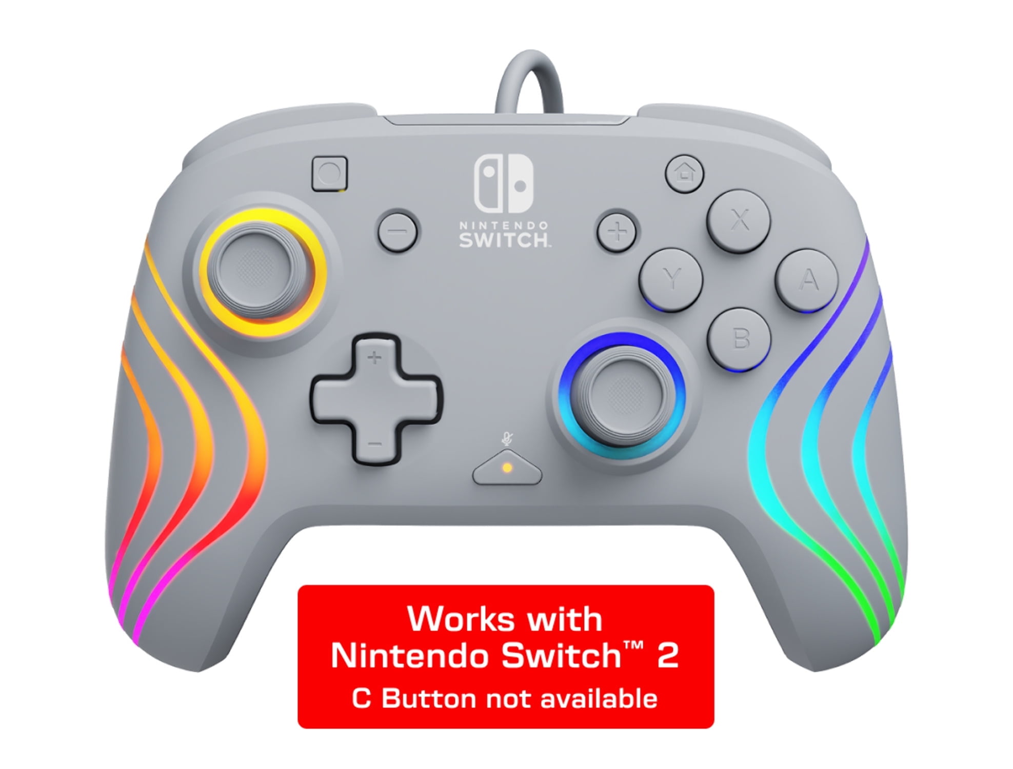 PDP, Afterglow‚Ñ¢ Wave Wired Controller, Model not specified, Grey