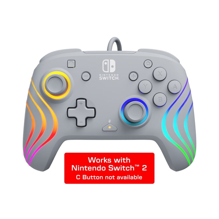 PDP, Afterglow‚Ñ¢ Wave Wired Controller, Model not specified, Grey