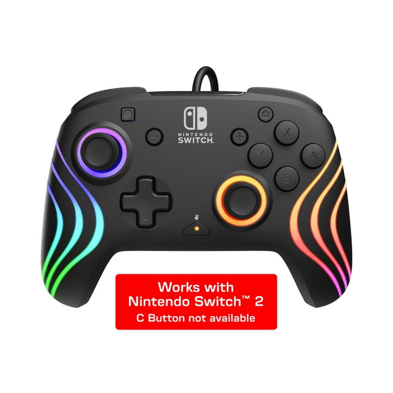 PDP Afterglow™ Wave Wired Controller with LED RGB for Nintendo