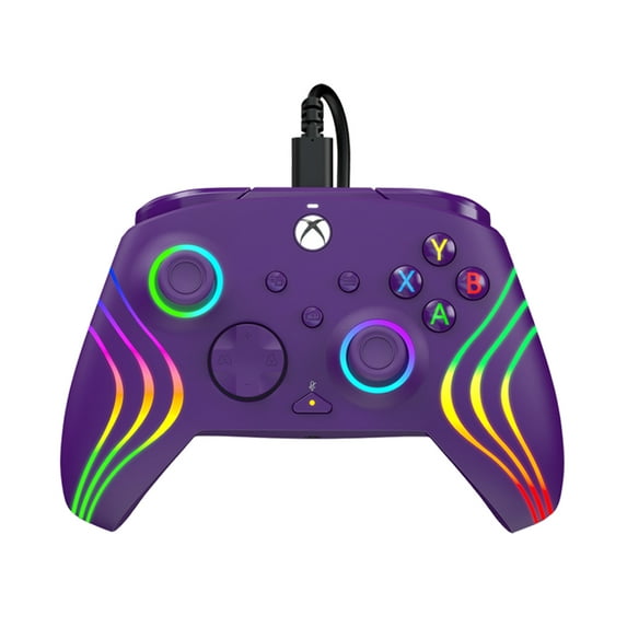 PDP Afterglow™ Wave Wired Controller - Purple