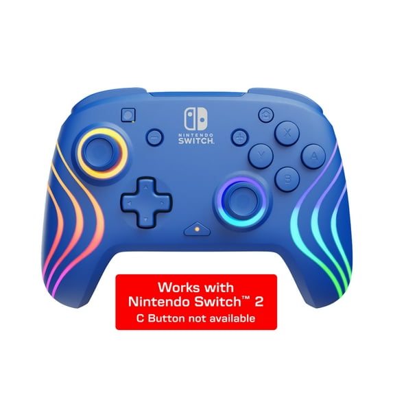 PDP Afterglow™ Wave Wireless Controller With Motion for Nintendo Switch™, Blue