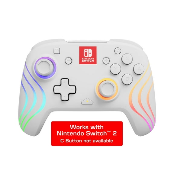 PDP Afterglow™ Wave Wireless Controller With Motion for Nintendo Switch™, White
