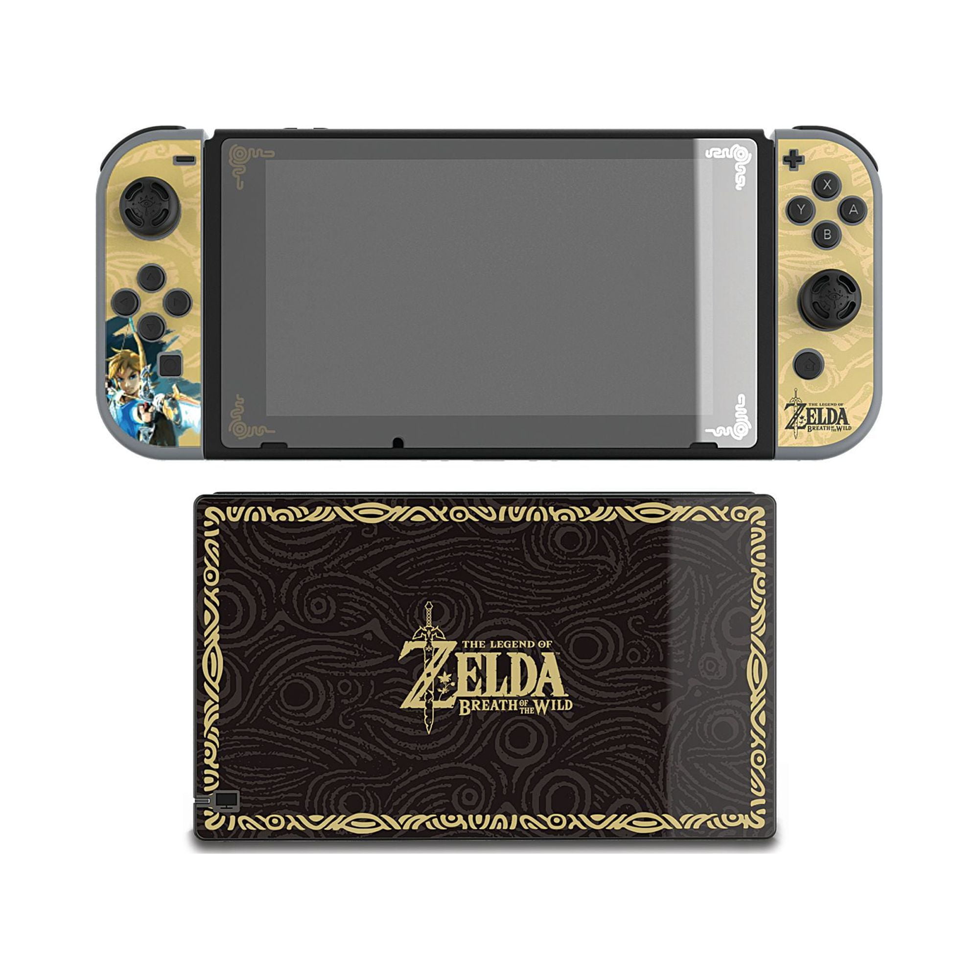 Legend of Zelda White Gold Nintendo Switch Skin OLED Skin 