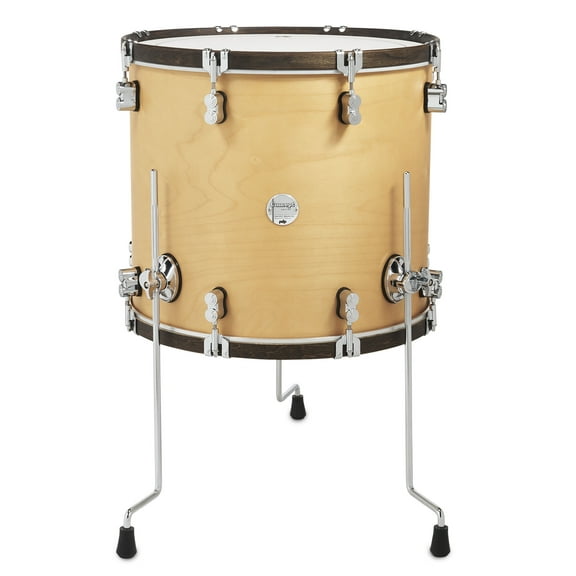 PDP PDCC1618FTNW 16 x 18 in. Classic Natural Stain Floor Drum Tom with Walnut Stain Wood Hoops