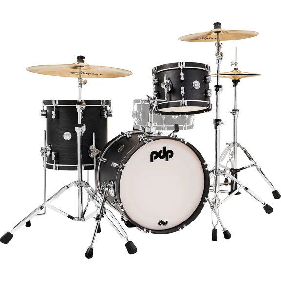 PDP by DW Concept Classic Bop 3-Piece Drum Shell Pack - Ebony