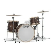 PDP Concept Classic 3-Piece Drum Shell Pack - 24 Bass Walnut, Natural Hoops
