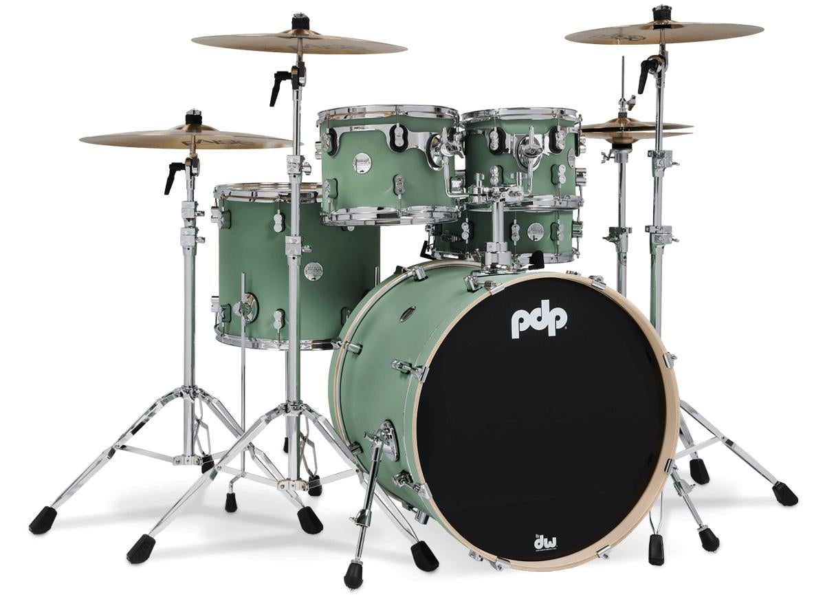 PDP Concept Maple Series 5-Piece Drum Shell Pack - 22" Bass (Sea Foam, Finishply)