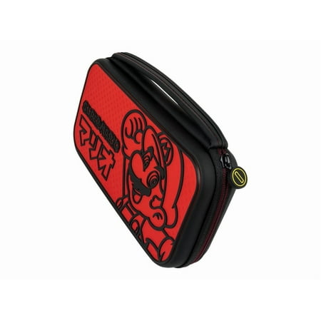 PDP Carrying Case Gaming Console, Accessories, Game Cartridge, Black, Red