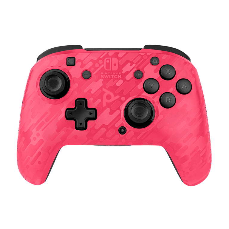 PDP Gaming Faceoff Wireless Deluxe Controller: Pink Camo