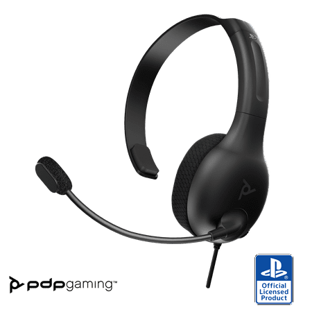 PDP - LVL30 Wired Mono Gaming Headset for PlayStation 4 - Gray