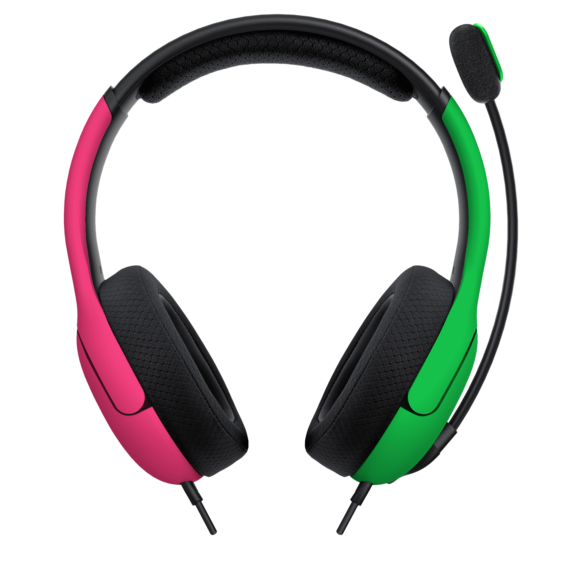 PDP Gaming LVL40 Wired Stereo Gaming Headset with Noise Cancelling  Microphone: Pink/Green - Nintendo Switch 