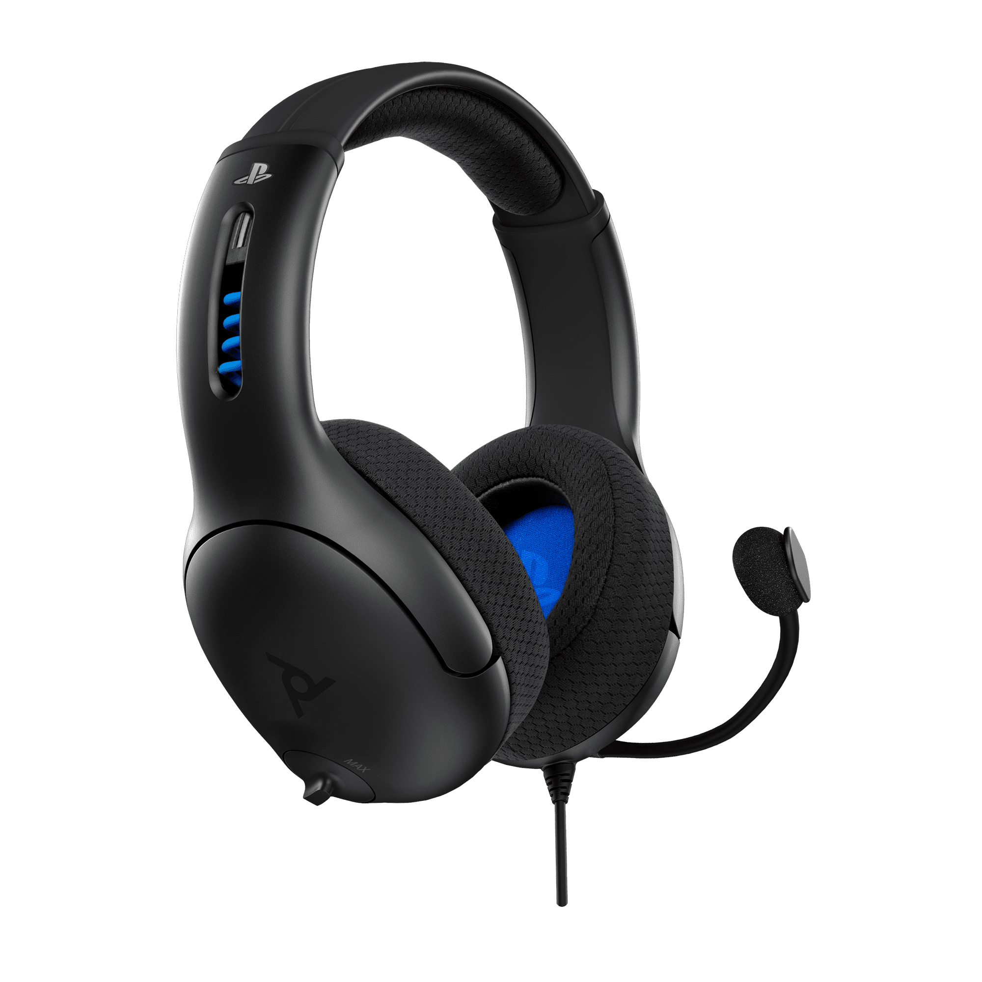PDP AIRLITE Wired Stereo Gaming Playstation Headset with Noise Cancelling  Boom Microphone: PS5/PS4/PS3/PC (Black) Wired
