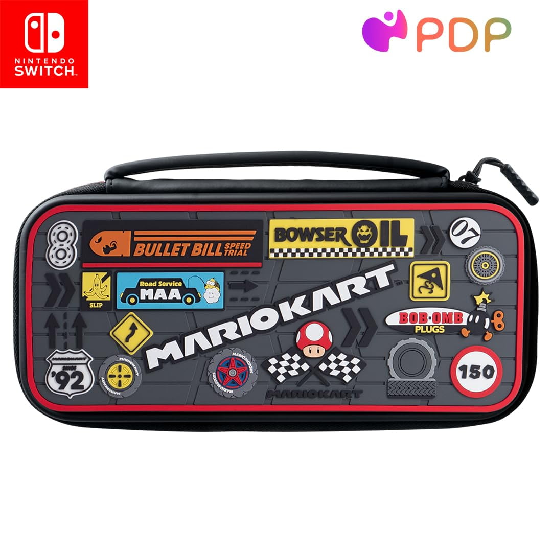 PDP Gaming Officially Licensed Switch Console Case - Mario Kart - Works with (Nintendo Switch)