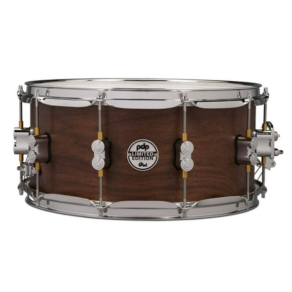 PDP Limited Edition Maple / Walnut Shell 6.5"x14" Snare Drum - Natural Satin Finish