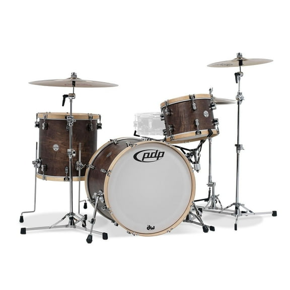 PDP PDCC2213WN Classic Drum Kit with 22 in. Kick - Walnut & Natural Hoop